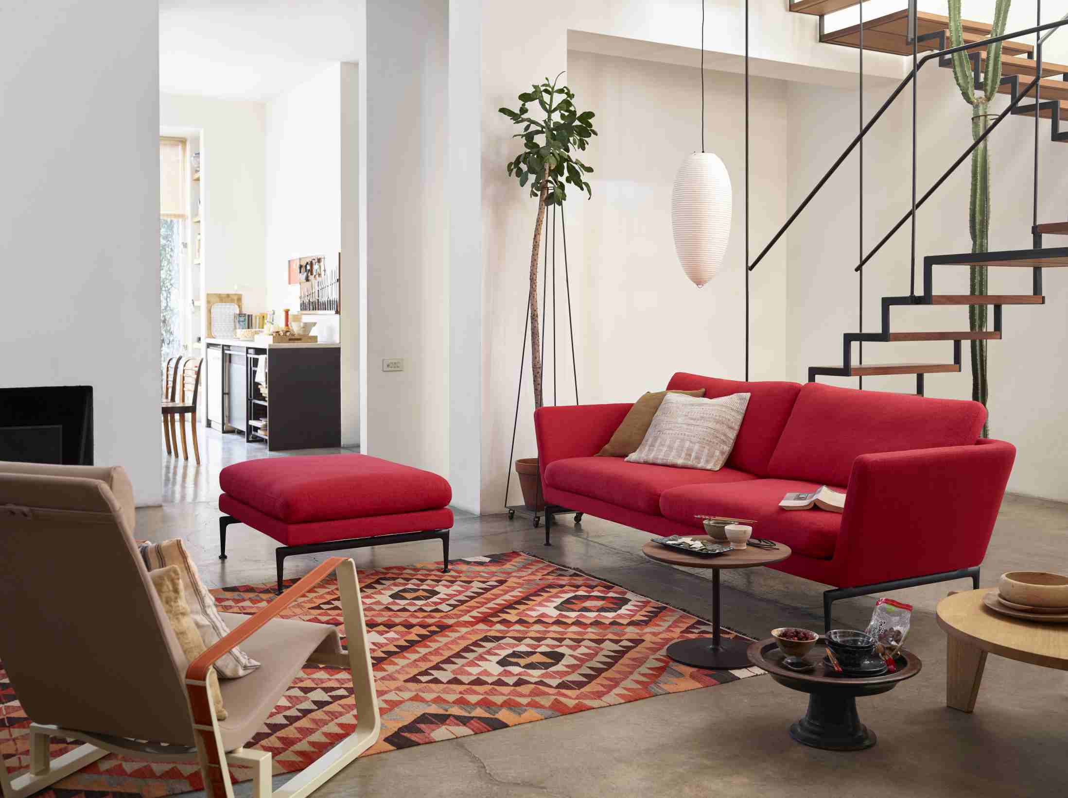 Suita 3-Seater, pointed cushions / スイタ ソファ 3シーター